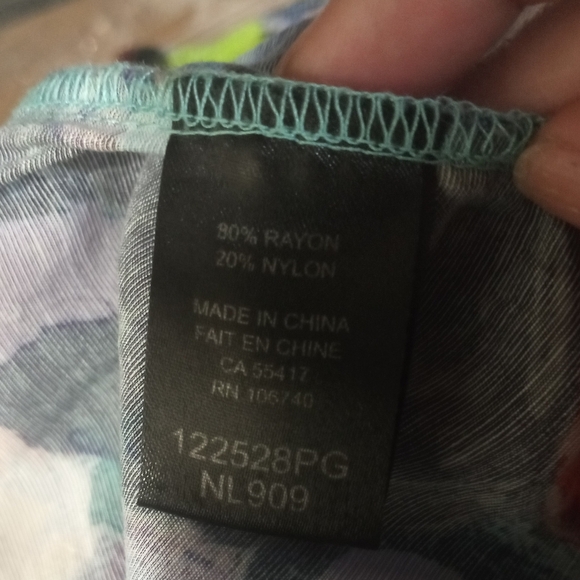 Colorful Abstract Women's Blouse Claire Desjardins - Picture 2 of 16